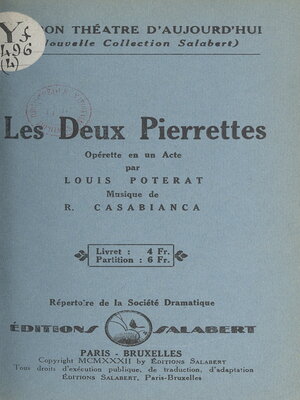 cover image of Les deux Pierrettes